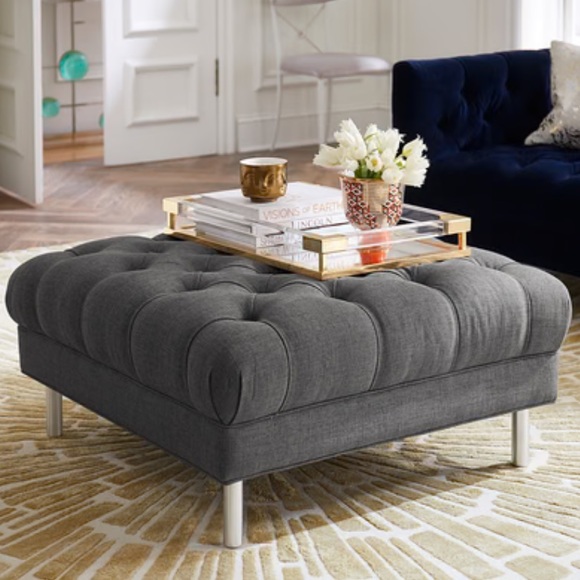 JONATHAN ADLER Jacques Golden, Mirrored Tray - Picture 6 of 6